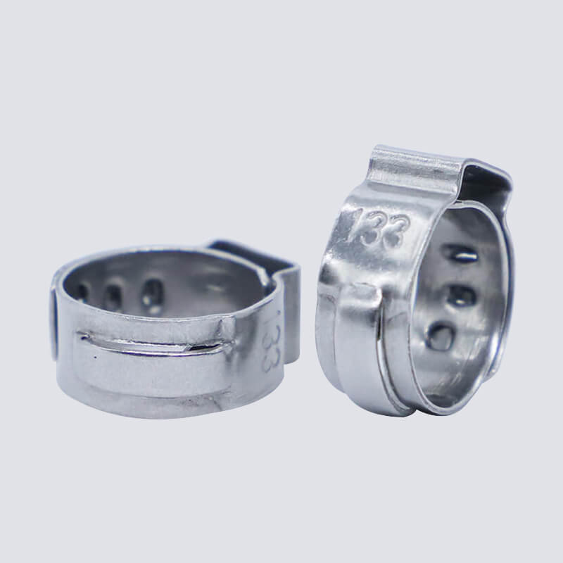 Single Ear Stepless Hose Clamp