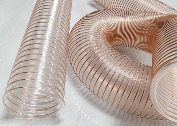 High Wear-resistant PU Steel Wire Hose can Withstand the Test in the Field of Solid Particle Material Transportation